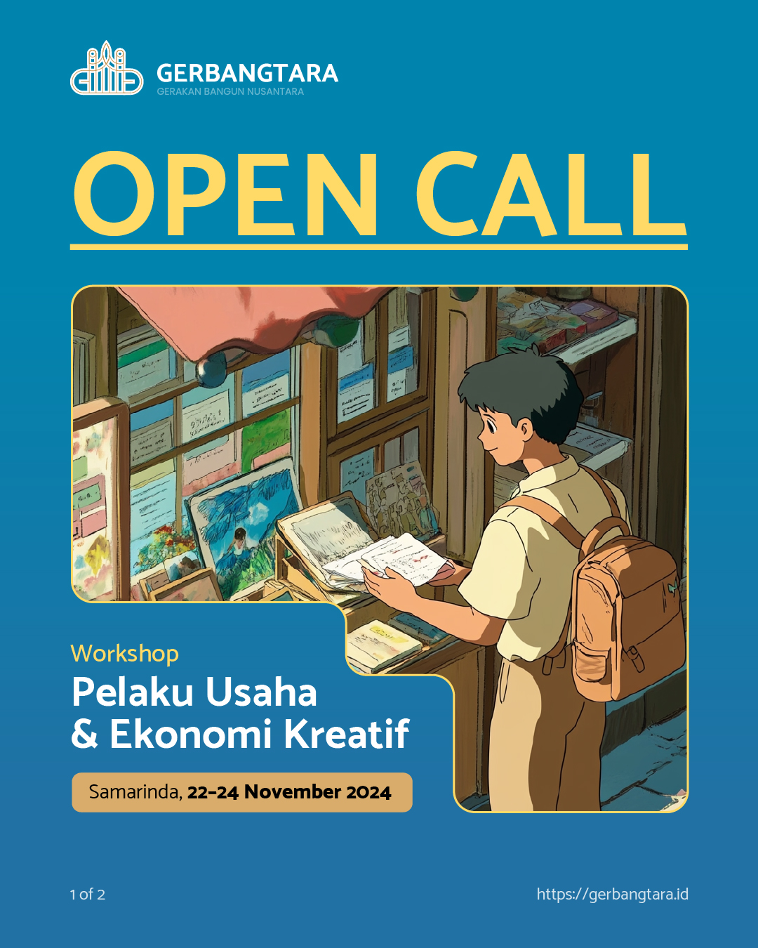 Open Call Workshop Pelaku Usaha & Ekonomi Kreatif